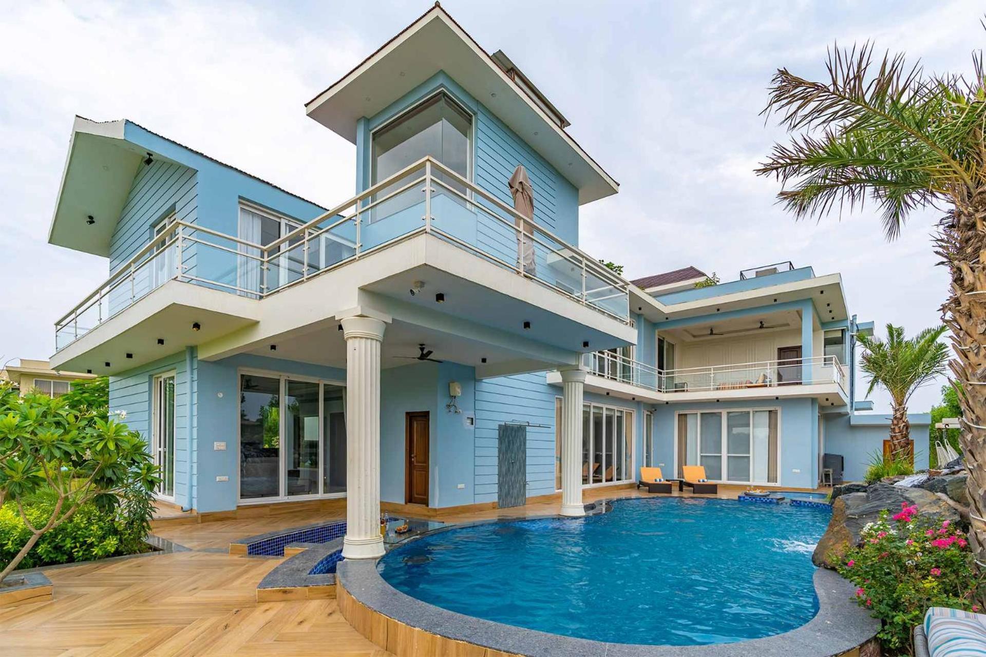 Stayvista At Serenity Farms With Pool, Lawn, Bonfire & Bbq Sohna Exterior foto
